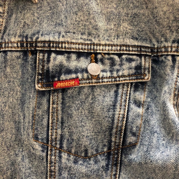 Vintage Jordache Harley Davidson Denim Jean Jacket - Picture 4 of 7